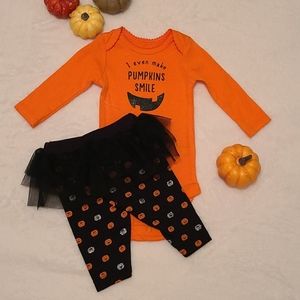 Girls 12M Halloween 2 Piece Set!